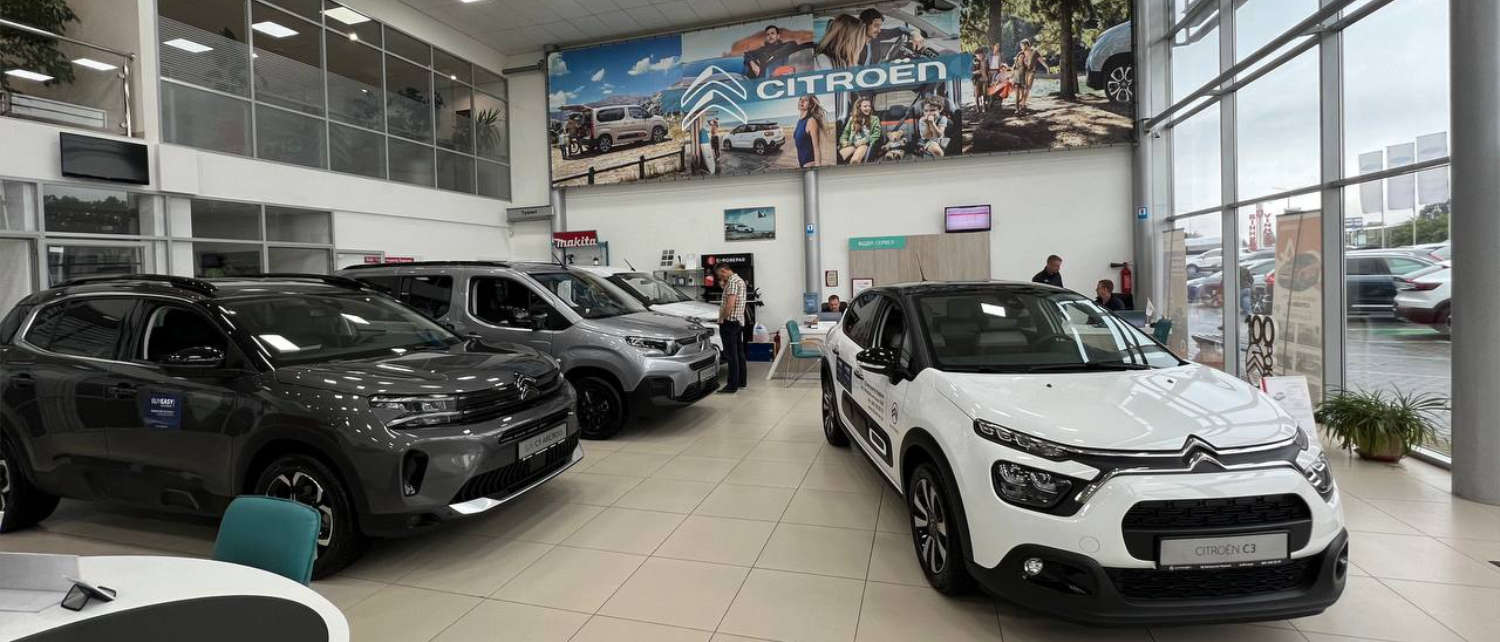 Автомобілі Citroën в автосалоні «Автоцентр Поділля» у Вінниці